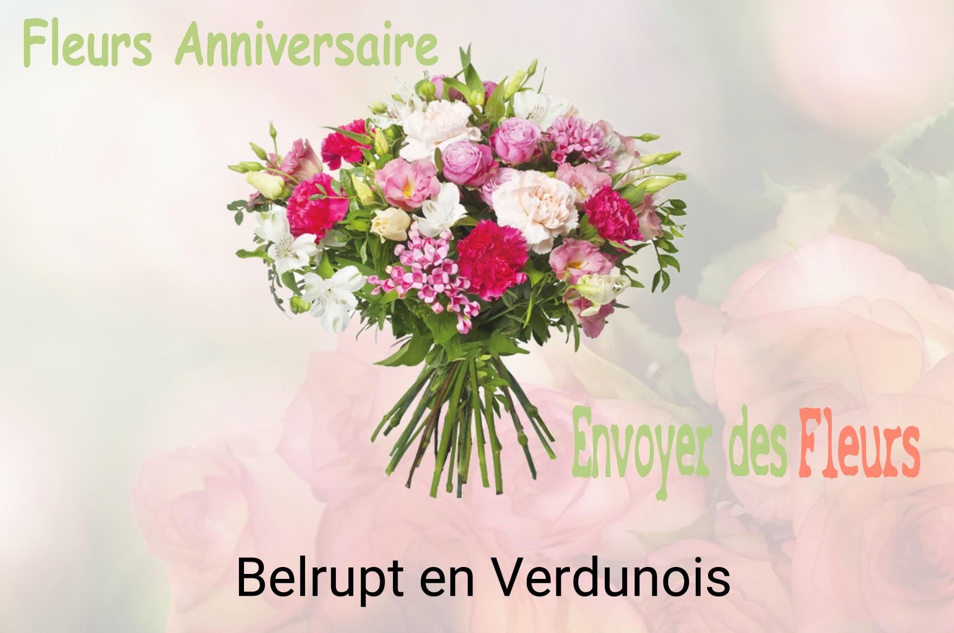 Bouquet de fleurs d’anniversaire livré à Belrupt-en-Verdunois